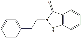 2-(2-Phenylethyl)-1H-indazol-3(2H)-one 구조식 이미지
