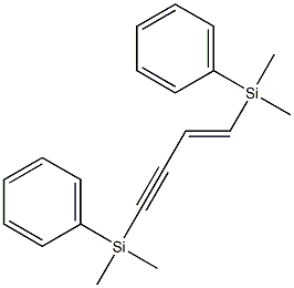 (E)-1,4-Bis(dimethylphenylsilyl)-1-butene-3-yne 구조식 이미지