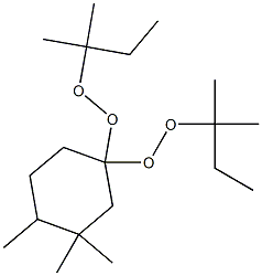 3,3,4-Trimethyl-1,1-bis(tert-pentylperoxy)cyclohexane 구조식 이미지