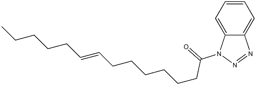 1-(8-Tetradecenoyl)-1H-benzotriazole 구조식 이미지
