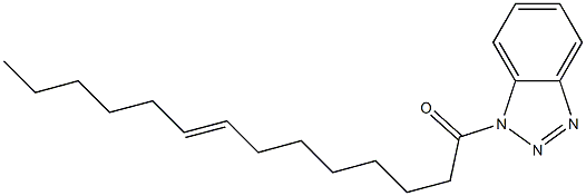 1-(8-Tetradecenoyl)-1H-benzotriazole Structure