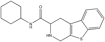 N-Cyclohexyl-1,2,3,4-tetrahydro[1]benzothieno[2,3-c]pyridine-3-carboxamide Structure