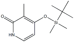 4-[Dimethyl(tert-butyl)silyloxy]methyl-2(1H)-pyridone Structure