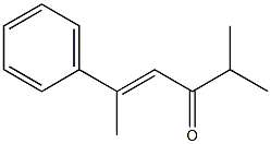 (E)-2-Methyl-5-phenyl-4-hexen-3-one Structure