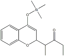 2-(1-Methyl-2-oxobutyl)-4-(trimethylsilyloxy)-2H-1-benzopyran Structure