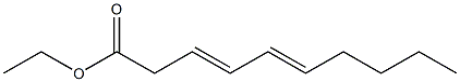 3,5-Decadienoic acid ethyl ester Structure