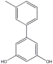 5-(3-Methylphenyl)benzene-1,3-diol 구조식 이미지