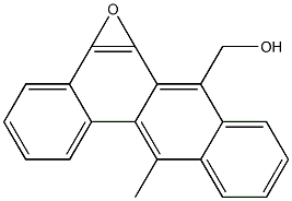 5,6-Epoxy-7-(hydroxymethyl)-12-methylbenz[a]anthracene 구조식 이미지