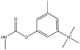 3-[[(Methylamino)carbonyl]oxy]-N,N,N,5-tetramethylbenzenaminium 구조식 이미지