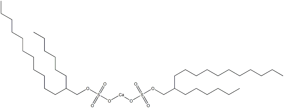 Bis(2-hexyltridecyloxysulfonyloxy)calcium 구조식 이미지