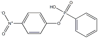 Phenylphosphonic acid (4-nitrophenyl) ester 구조식 이미지