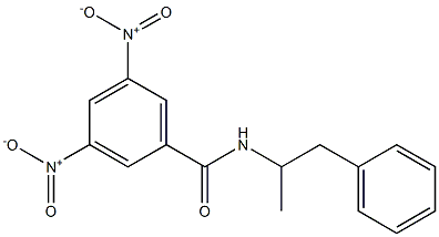 N-(1-Benzylethyl)-3,5-dinitrobenzamide Structure