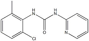 1-[(2-Chloro-6-methylphenyl)]-3-(pyridin-2-yl)urea 구조식 이미지