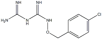 1-(4-Chlorobenzyloxy)biguanide 구조식 이미지