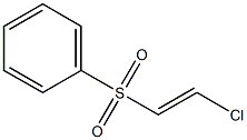 Phenyl[(E)-2-chloroethenyl] sulfone 구조식 이미지