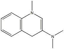 1-Methyl-3-(dimethylamino)-1,4-dihydroquinoline 구조식 이미지