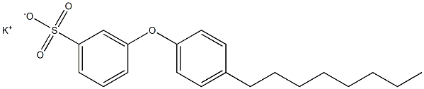 3-(4-Octylphenoxy)benzenesulfonic acid potassium salt 구조식 이미지