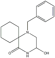 1-Benzyl-3-hydroxy-1,4-diazaspiro[5.5]undecan-5-one Structure