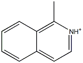 1-Methylisoquinolinium 구조식 이미지