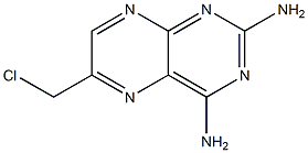 6-(Chloromethyl)-2,4-pteridinediamine Structure