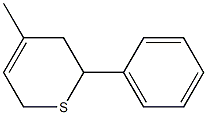 5,6-Dihydro-4-methyl-6-phenyl-2H-thiopyran Structure