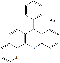 7-Phenyl-7H-1,9,11-triaza-12-oxabenzo[a]anthracen-8-amine 구조식 이미지