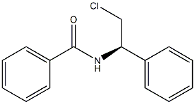 N-[(1R)-1-Phenyl-2-chloroethyl]benzamide 구조식 이미지