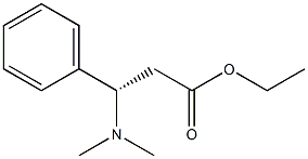 [S,(+)]-3-(Dimethylamino)-3-phenylpropionic acid ethyl ester Structure