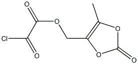 Chloroglyoxylic acid 5-methyl-2-oxo-1,3-dioxol-4-ylmethyl ester Structure