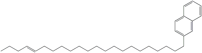 2-(18-Docosenyl)naphthalene Structure