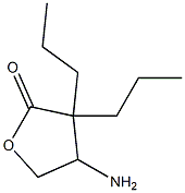 3,3-Dipropyl-4-aminodihydrofuran-2(3H)-one Structure