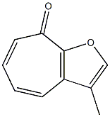 3-Methyl-8H-cyclohepta[b]furan-8-one Structure