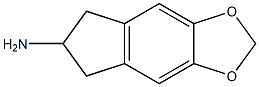 5,6-(Methylenedioxy)-2-aminoindane Structure