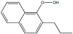 2-Propyl-1-naphtyl hydroperoxide Structure