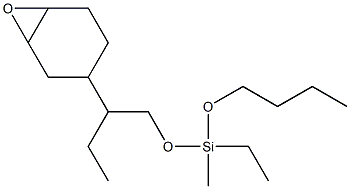 2-(3,4-Epoxycyclohexan-1-yl)ethylmethyldibutoxysilane Structure