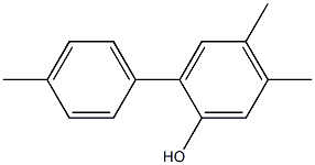 4,5-Dimethyl-2-(4-methylphenyl)phenol Structure
