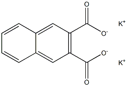 2,3-Naphthalenedicarboxylic acid dipotassium salt Structure