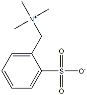 N,N,N-Trimethyl-2-sulfonatobenzenemethanaminium Structure