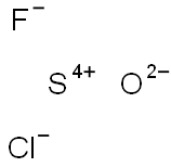 Sulfur(IV) chloride fluorideoxide 구조식 이미지