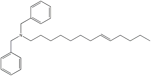 (8-Tridecenyl)dibenzylamine 구조식 이미지