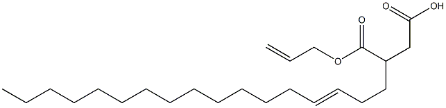 3-(3-Heptadecenyl)succinic acid 1-hydrogen 4-allyl ester 구조식 이미지