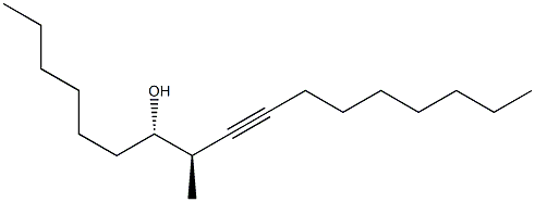 (1S,2R)-1-Hexyl-2-methyl-3-undecyn-1-ol Structure