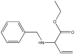 2-(Benzylamino)-3-butenoic acid ethyl ester 구조식 이미지