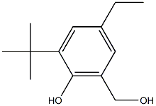 2-tert-Butyl-4-ethyl-6-(hydroxymethyl)phenol 구조식 이미지