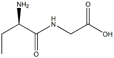 (-)-N-[(R)-2-Aminobutyryl]glycine Structure