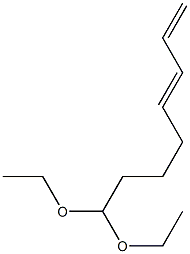 5,7-Octadienal diethyl acetal 구조식 이미지