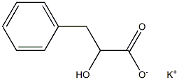 (+)-3-Phenyl-D-lactic acid potassium salt Structure