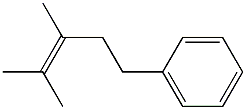 2,3-Dimethyl-5-phenyl-2-pentene Structure