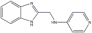 2-(4-Pyridylaminomethyl)-1H-benzimidazole 구조식 이미지