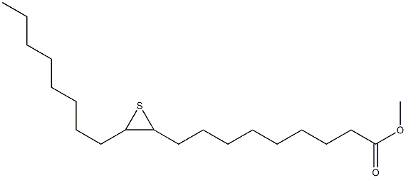 10,11-Epithiononadecanoic acid methyl ester 구조식 이미지